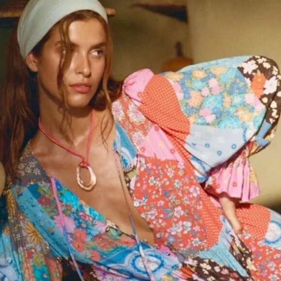 Spell Multicolor Bohemian Maxi Dress - Picture 3 of 15